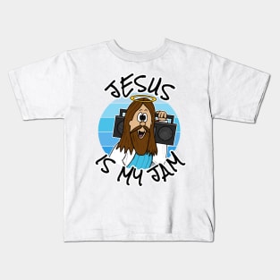 Jesus Is My Jam Christian Musician Funny Kids T-Shirt